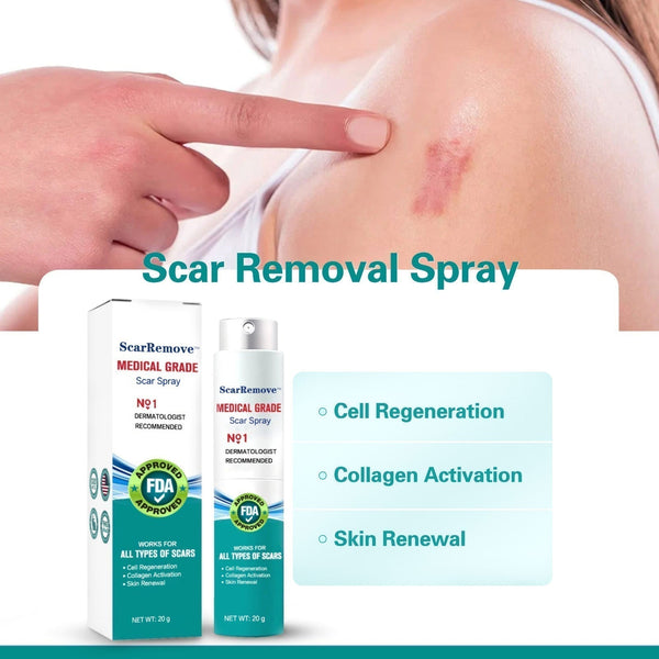 🔥ÚLTIMO DÍA 70% DE DESCUENTO❤️ScarRemove Advanced Scar Spray para todo tipo de cicatrices