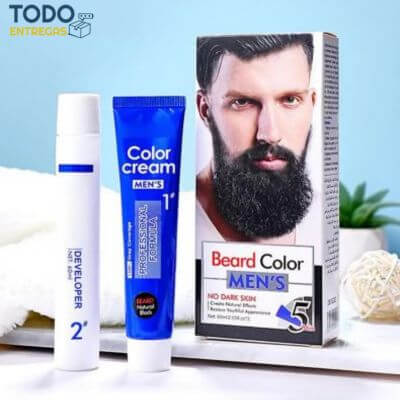 BEARDDEFINE™ - TINTE HERBAL PARA REALZAR LA BARBA 🔥 LLEVATE EL 2do DE REGALO 🎁