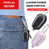 Llavero Power Bank Portátil 1500mAh Carga rápida - TODOENTREGAS