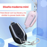 Llavero Power Bank Portátil 1500mAh Carga rápida - TODOENTREGAS