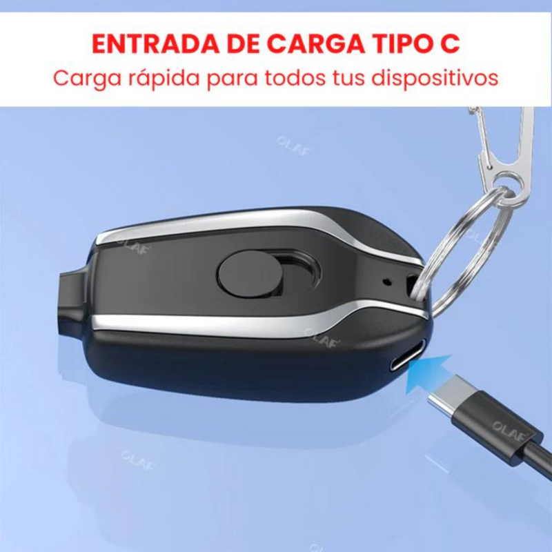 Llavero Power Bank Portátil 1500mAh Carga rápida - TODOENTREGAS