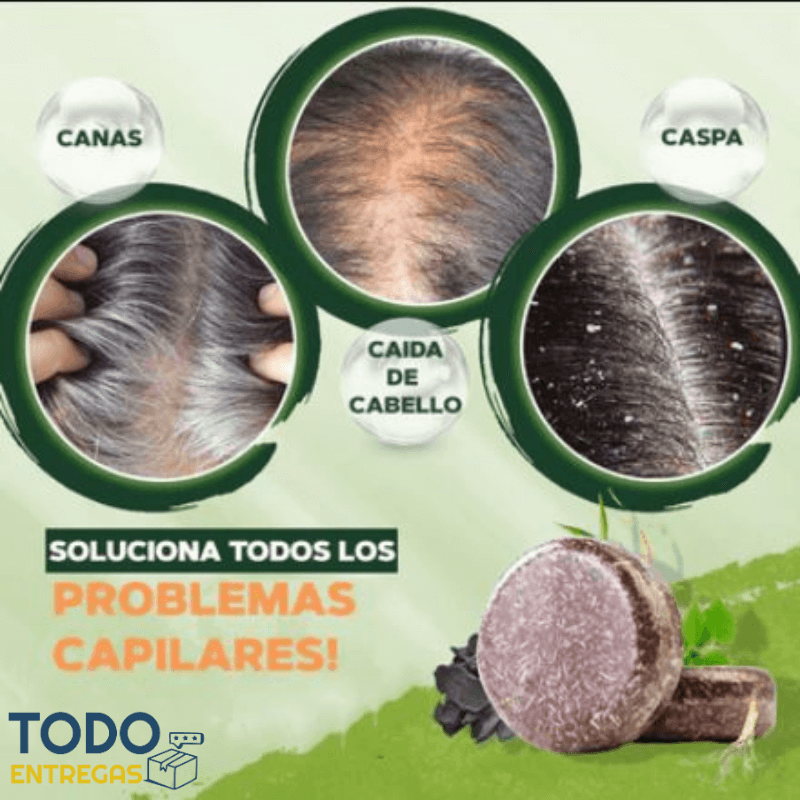 HairMax™ - Barra De Champú Para Oscurecer El Cabello