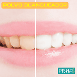 Polvo blanqueador dental - Sonríe sin miedo!