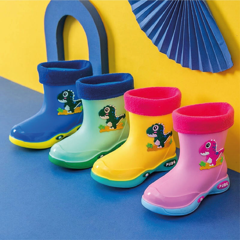 Botas impermeables para niños Dino™🦖 - ¡A jugar bajo la lluvia!