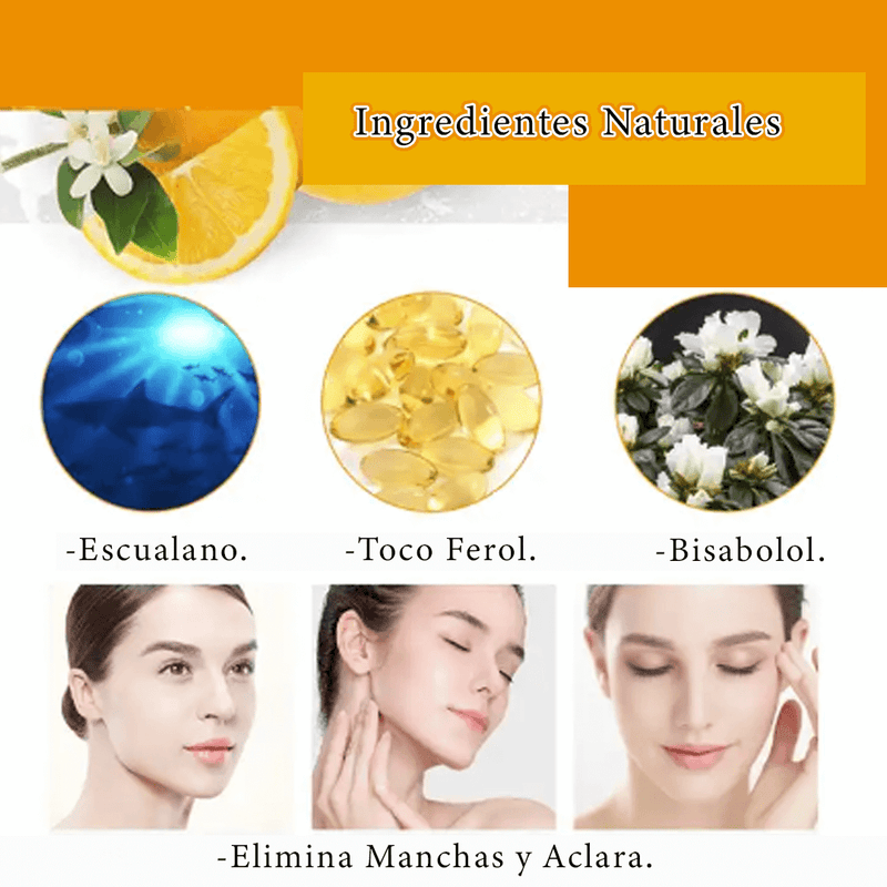 Aceite Facial de Vitamina C-Piel Radiante y Libre de Manchas 🍊✨