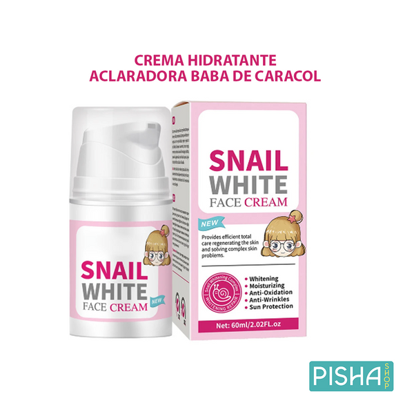 Crema hidratante aclaradora baba de caracol-Mantén tu piel siempre hidratada y sin manchas