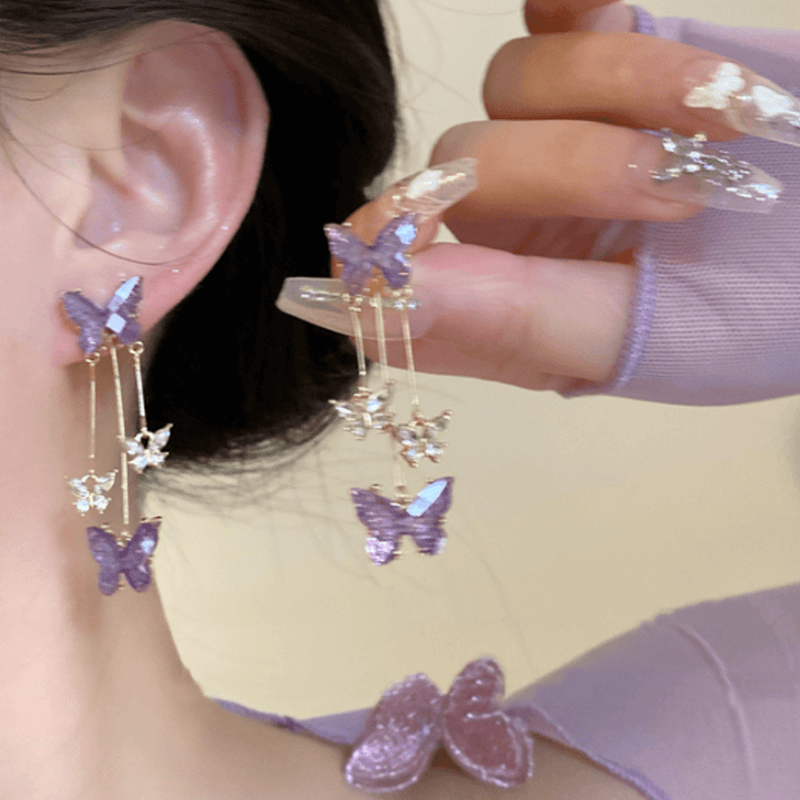 Aretes Mariposa-Despliega tu Belleza con Elegancia✨🦋