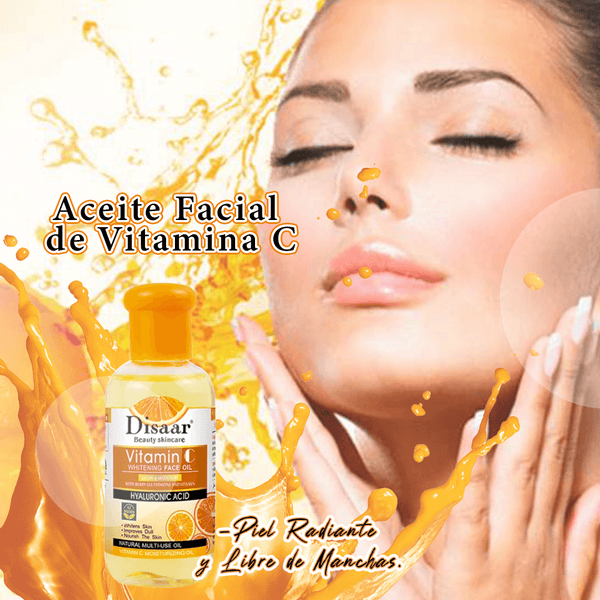 Aceite Facial de Vitamina C-Piel Radiante y Libre de Manchas 🍊✨